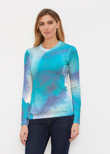 Galaxy Blue (14311) ~ Butterknit Long Sleeve Crew Top