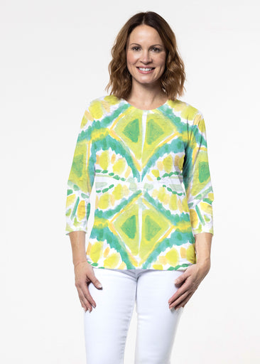 Limeade (17272) ~ Signature 3/4 Sleeve Crew Neck Top