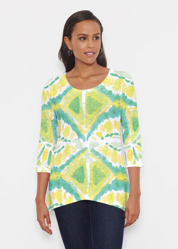 Limeade (17272) ~ Katherine Hi-Lo Thermal Tunic