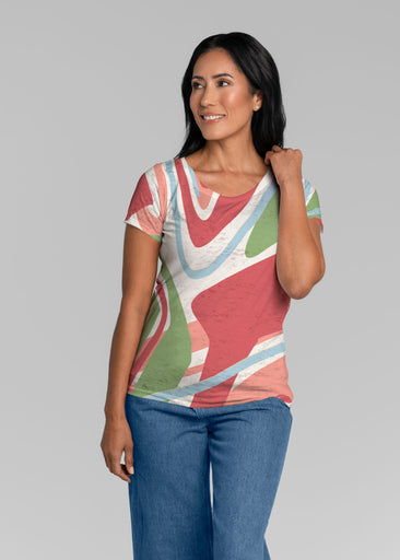 Boomerang (17292) ~ Short Sleeve Scoop Shirt