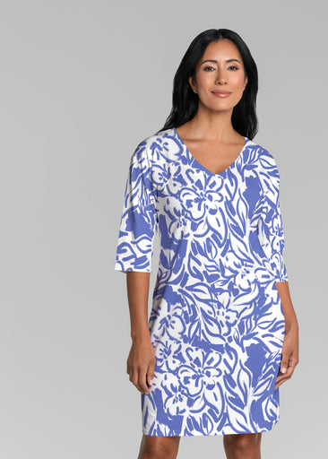 Summer Breeze Perri (8164) ~ Lucy 3/4 Sleeve V-Neck Dress