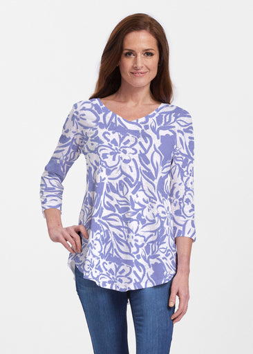 Summer Breeze Perri (8164) ~ V-neck Flowy Tunic