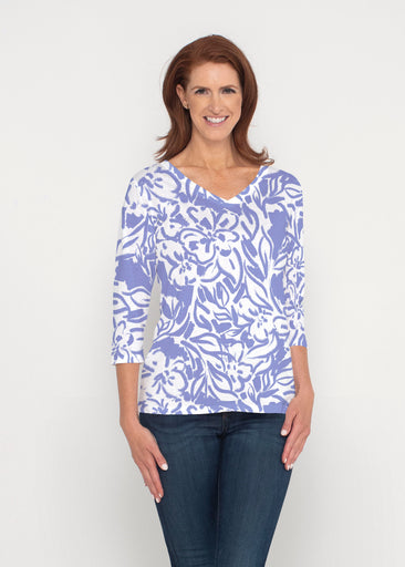 Summer Breeze Perri (8164) ~ Signature 3/4 Sleeve V-Neck Top