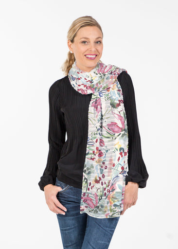 Geo flower scarf, Fraas, Women's Winter Scarves and Shawls online